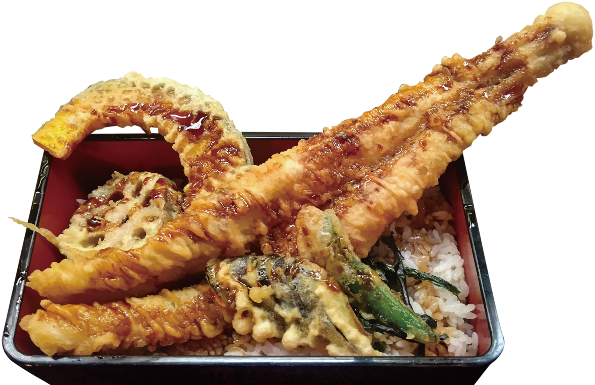 Conger Eal Tempura Rice Box